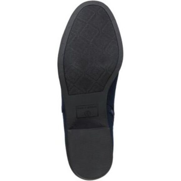 SUN STONE Womens Navy Back Pull-Tab Cadee Round Toe Block Heel Booties 6.5 M - Picture 4 of 4